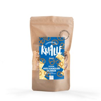 Knalle Popkorn Weiße Schokolade Salzbrezel 100g